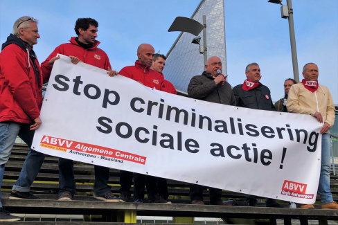 STOP criminalisering sociale acties 