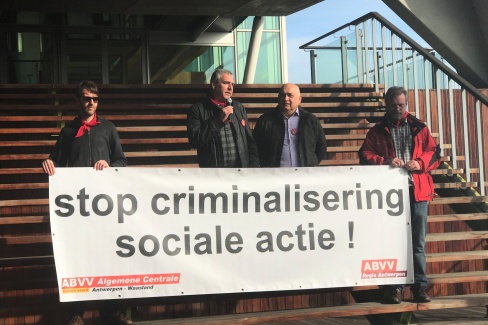 STOP criminalisering sociale acties 